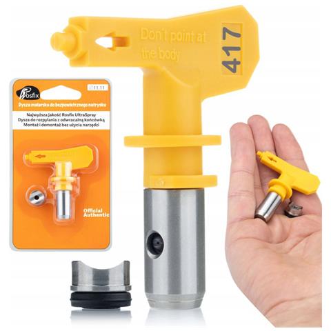 Ugello Di Spruzzatura Ultra Spray 417 - Alta Qualità E Durata | Larghezza 20 Cm | Compatibile Con Graco, Titan, Wagner E Altri - Foto 1