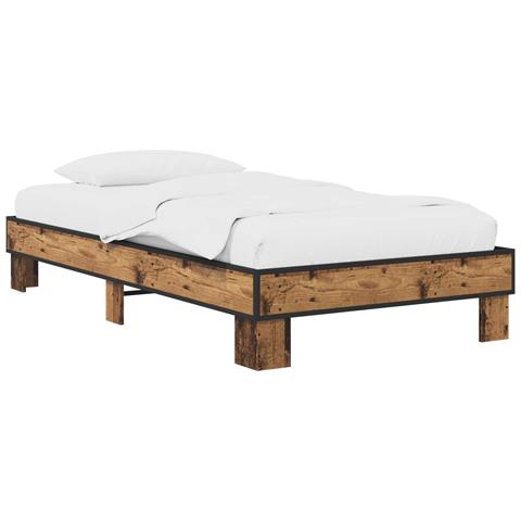 Struttura del letto Legno antico 80 x 200 cm - Foto 1