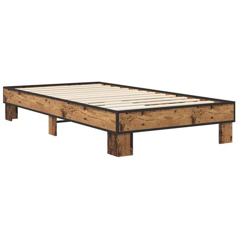 Struttura del letto Legno antico 80 x 200 cm - Foto 2