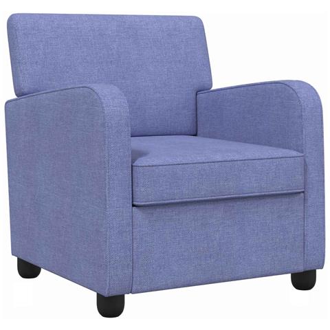 Poltrona Blu jeans Tessuto - Foto 1