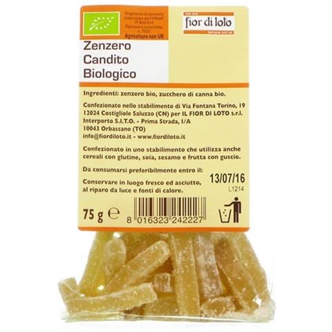 Zenzero Candito 75 g - Foto 1