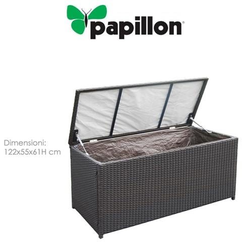 Baule in polyrattan per esterni colore Marrone - Foto 2