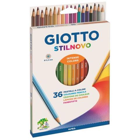 Pastelli Stilnovo con Spigoli Argentoti per Disegni Assortiti 36 pz 256700 - Foto 2
