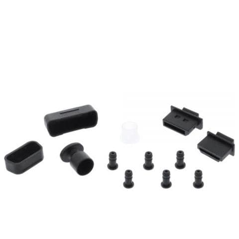 tappo di chiusura antipolvere protezione connettori e porte audio / video - set 12pz - Foto 1