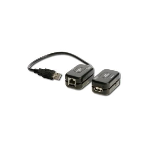 USB 1.1 extender, USB 1.1, RJ 45 Cat. 5e UTP, Nero, 60m - Foto 1