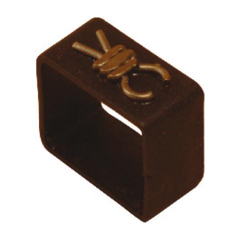 Passante per testiera western con decoro catena misura 1,6cm colore brunito - Foto 1