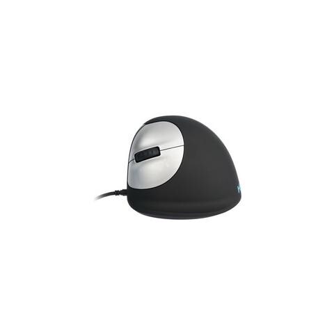 Mouse Verticale USB Sinistro 3400 dpi Nero e Argento - Foto 2