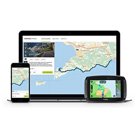 Navigatore Rider 500 Touchscreen 4,3” per Auto / Moto Impermeabile con Slot MicroSD Wi-Fi Mappe Europa 45 Paesi + Aggiornamento Mappe a Vita - Foto 2