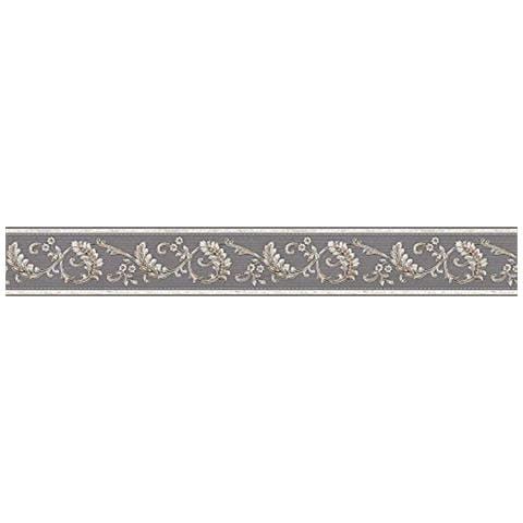 Only Borders 369144 - Bordo Adesivo Decorativo, 5 M X 0,08 M, Colore: Metallo - Foto 1