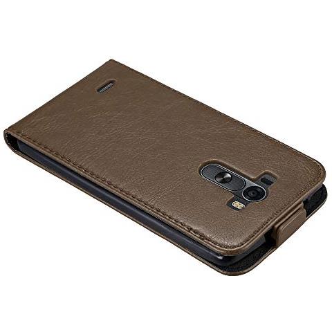 Custodia Compatibile Con Lg G3 In Bruno Caffè - Coperchio Protettivo In Design Flip Con Chiusura Magnetica - Foto 2