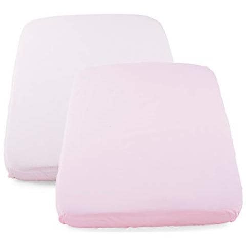 Set Di 2 Lenzuola Truffa Angoli 190 G : Piselli Rosa - Foto 1