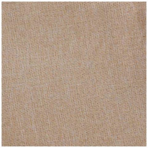 Tenda Oscurante Effetto Lino con Occhielli Beige 290x245 cm - Foto 2