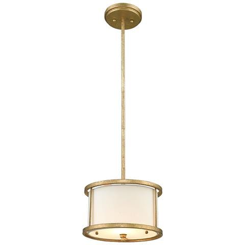 Mini Ciondolo Duo Da Soffitto Rotondo A 1 Luce Oro, E27 - Foto 1