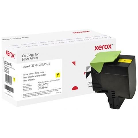 TONER COMPATIBILE - Everyday Giallo con Lexmark 70C2HY0 / 70C0H40 Resa Elevata Capacita 3000 Pagine Quantità 1Pz - Foto 1