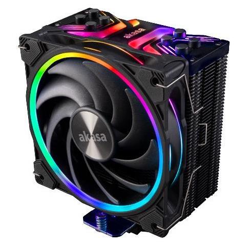 Soho H4 Premium Cpu Cooler 4 Heatpipes Argb Fan Black Fins Intel 115x 1200 2011 - Cpu-khler (ak-cc4018ep01)  - Foto 1