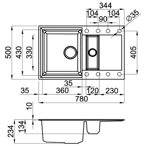 LAV. EASY 325 78x50 2VG BIANCO TITANO 68 BIANCO TI - Foto 2
