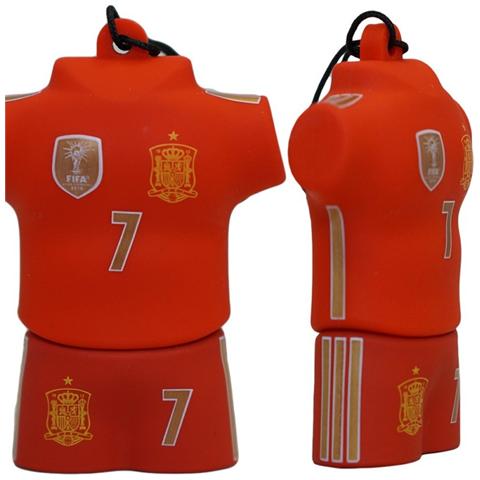 TEC50231-16, USB 2.0, Type-A, Cuffia, Rosso, Metallo, Gomma, Tubo - Foto 1