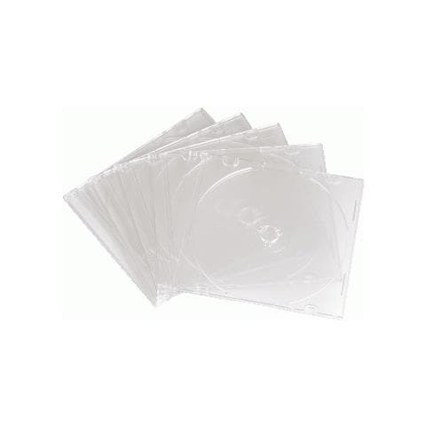 CD Slim Box, 25 pcs. / pack 1dischi Trasparente - Foto 1