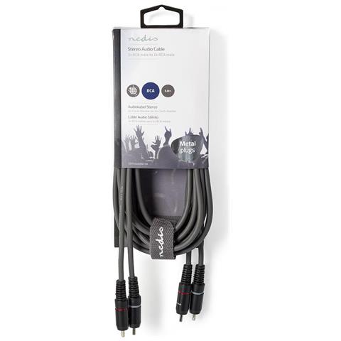 COTH24200GY30 cavo audio 3 m 2 x RCA Grigio - Foto 3
