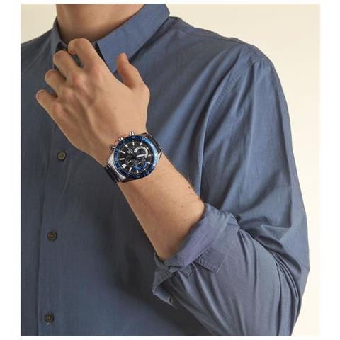 Orologio In Acciaio Inossidabile - Edifice - Grigio - Foto 1