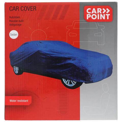 Copertura Per Auto In Poliestere Xl 490x178x122 Cm Blu - Foto 2