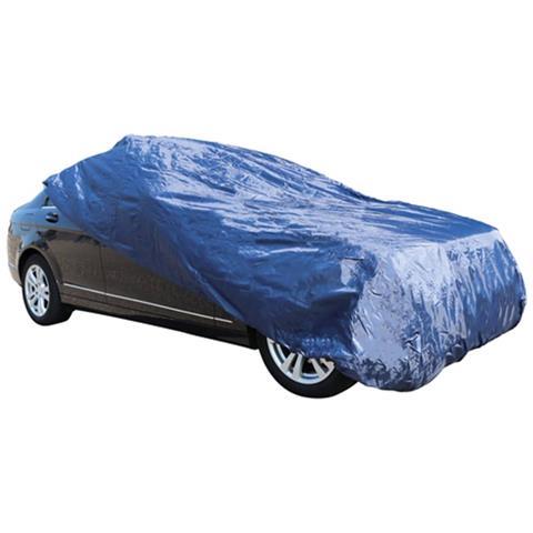 Copertura Per Auto In Poliestere Xl 490x178x122 Cm Blu - Foto 4