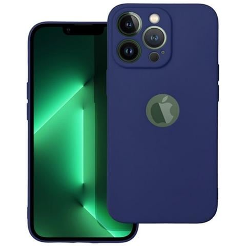Custodia Tpu Silicone Cover Soft-case Per Apple Iphone 13 Pro Max Blu - Foto 1