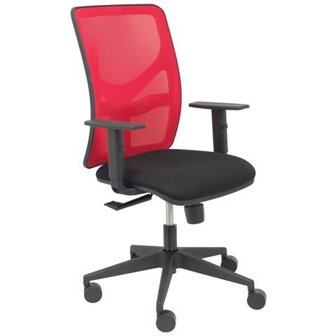 Sedia Da Ufficio Motilla B840b10 Nero Rosso - Foto 1