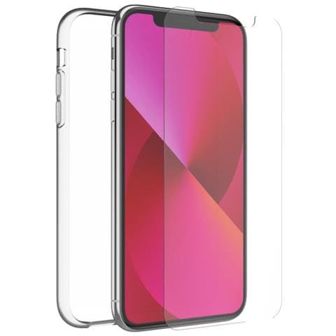 Pack Cover + Vetro Temperato Per Iphone 11 Recycletek Flessibile, Trasparente - Foto 1