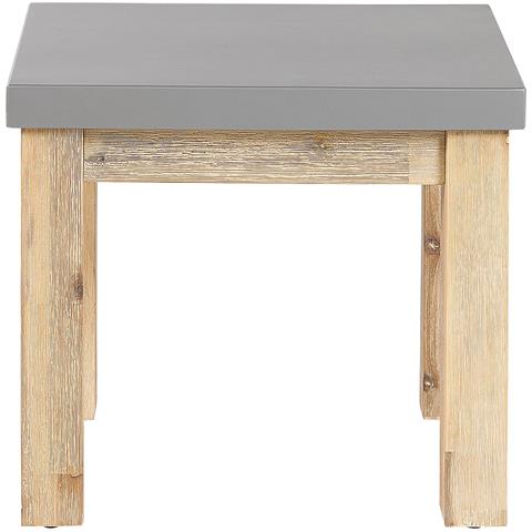 Set Di 2 Sgabelli Da Giardino In Cemento Grigio Ostuni - Foto 2