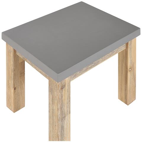 Set Di 2 Sgabelli Da Giardino In Cemento Grigio Ostuni - Foto 7