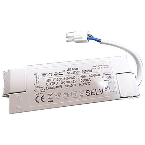 Alimentatore Per Pannelli Led 40w - Ac: 200-240v - 1050 Ma (ip20) - Foto 1
