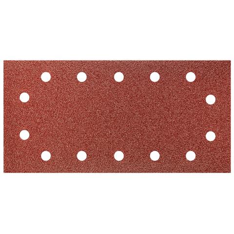 Carta Abrasiva Velcro 115 X 230 Mm, K60, 5 Pz., Con Fori - Foto 1