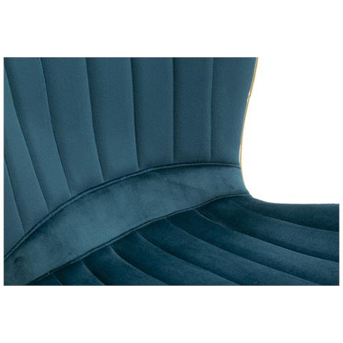 Sedia Paris Space Ottanio /gold Set 2 Pz Cm 46x58x77 - Foto 5