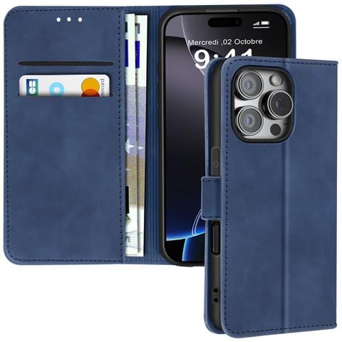 Custodia Per Iphone 16 Pro Max Copertina Portacarte Supporto Video - Foto 1