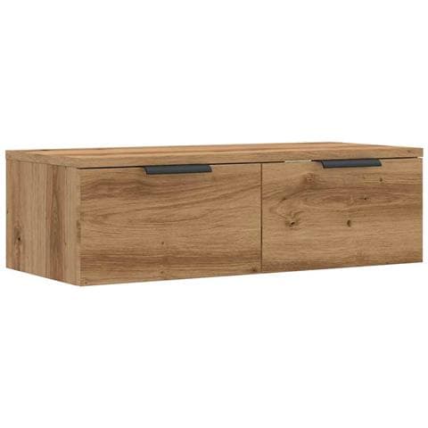 Armadietto A Muro Rovere Artigianale 68x30x20 Cm In Truciolato - Foto 1