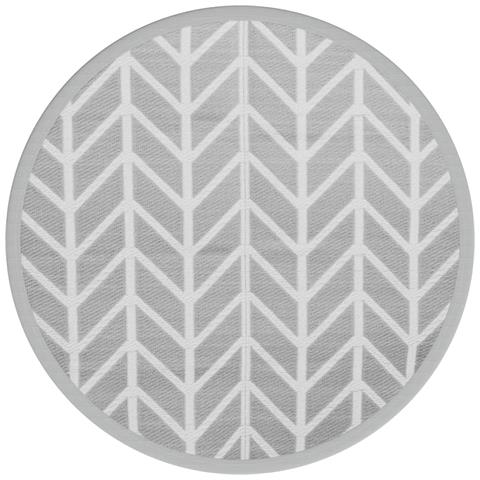 Tappeto Da Esterno Grigio 120 Cm In Pp - Foto 2