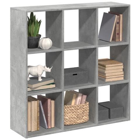Libreria Divisorio Grigio Cemento 102x29x103,5 Cm In Truciolato - Foto 1