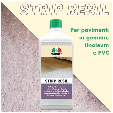 Strip Resil 1lt Detergente + Tampone Rosso - Pulizia Linoleum - Foto 5