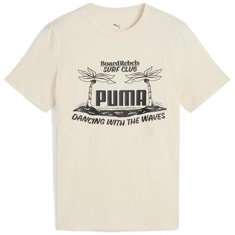 Mid90s Graphic Tee Iii B 68515287, Bambini, Beige, 128 - Foto 5