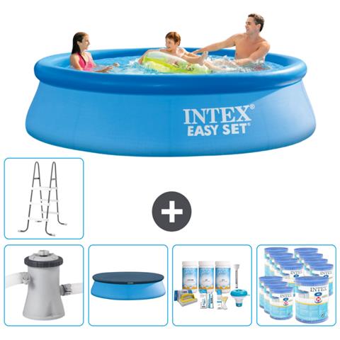 Piscina Fuori Terra - In Giro - 305x305x76 Cm - Blu - Include Accessori Coordinati Cb20 - Foto 1