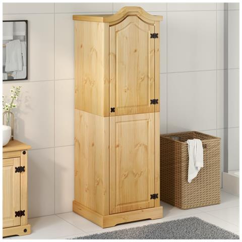 Lusso Casadino -  Armadio Corona 55x52x170 Cm In Legno Massello Di Pino - Foto 2