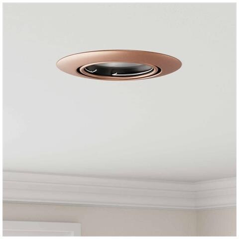 Plafoniere Incassate 12 pezzi Rotondo GU10 Rame Ø90 mm Acciaio - Foto 2