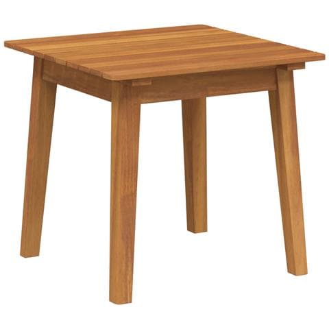 Tavolino laterale 45x45x40 cm in legno massello di acacia - Foto 1
