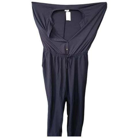 Tuta A Maniche Corte Comoda Leggera Blu Navy Taglia Xl Plus Size - Foto 1