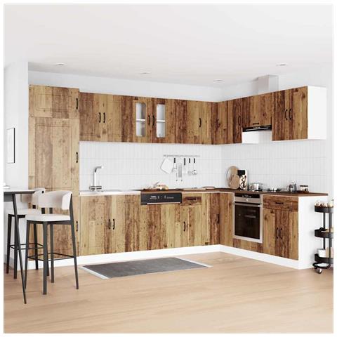 Mobile da cucina Kalmar 2 pcs Marrone 80 x 46 x 81.5 cm - Foto 2