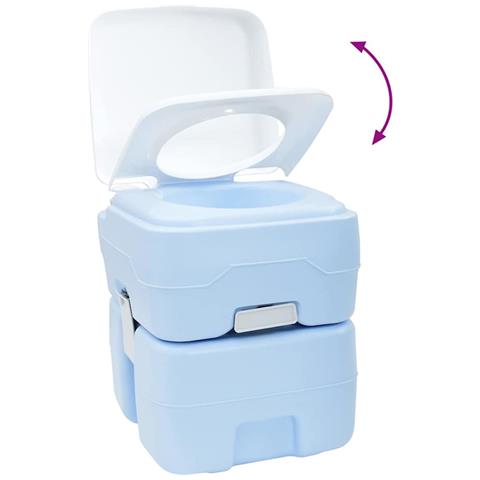 Toilette da Campeggio Blu 41.5 x 36.5 x 42 cm - Foto 9