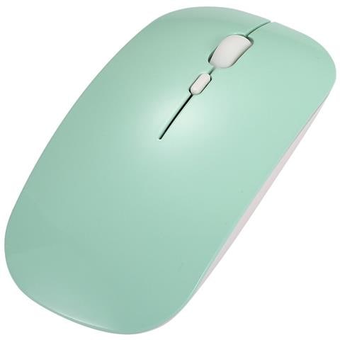 Tastiera Bluetooth Con Tasti Rotondi E Touchpad + Combo Mouse Bluetooth, Compatibile Con Ipad, Android E Altro Green - Foto 2