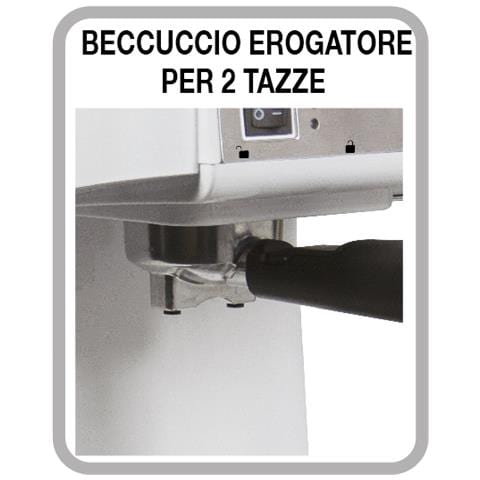Macchina per Espresso 74755 Capacità 1,5 L Potenza 950 W Colore Argento Bianco - Foto 6