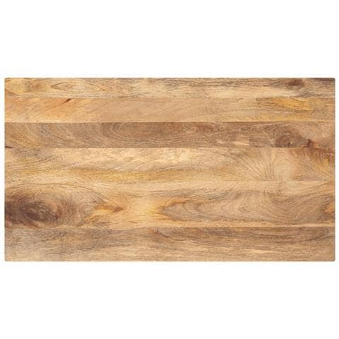 Piano per Tavolo 110x50x2,5cm Rettangolare Legno Massello Mango - Foto 1